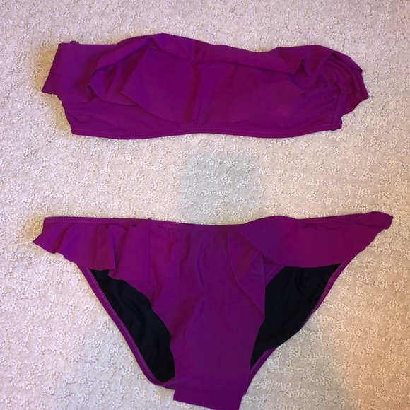 Plum Ruffle Bikini - Picture 1 of 1